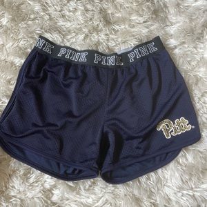 PITT athletic shorts from PINK VS